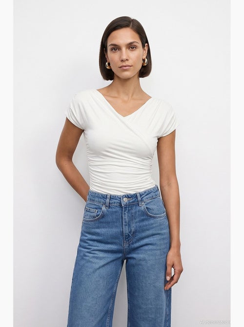 Damesblouse dilvin - Kiabi