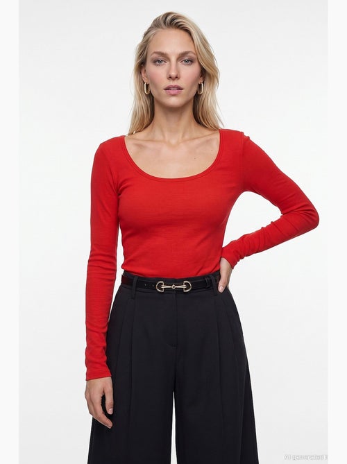 Damesblouse dilvin - Kiabi