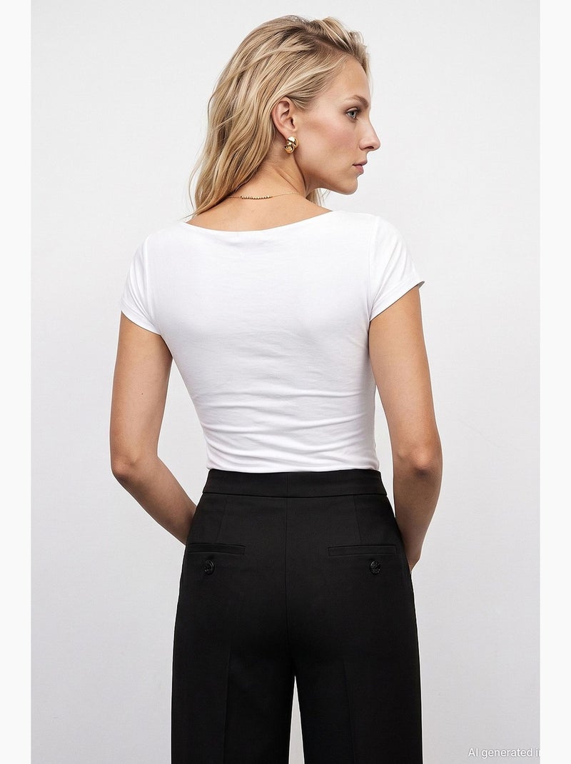 Damesblouse dilvin Wit - Kiabi