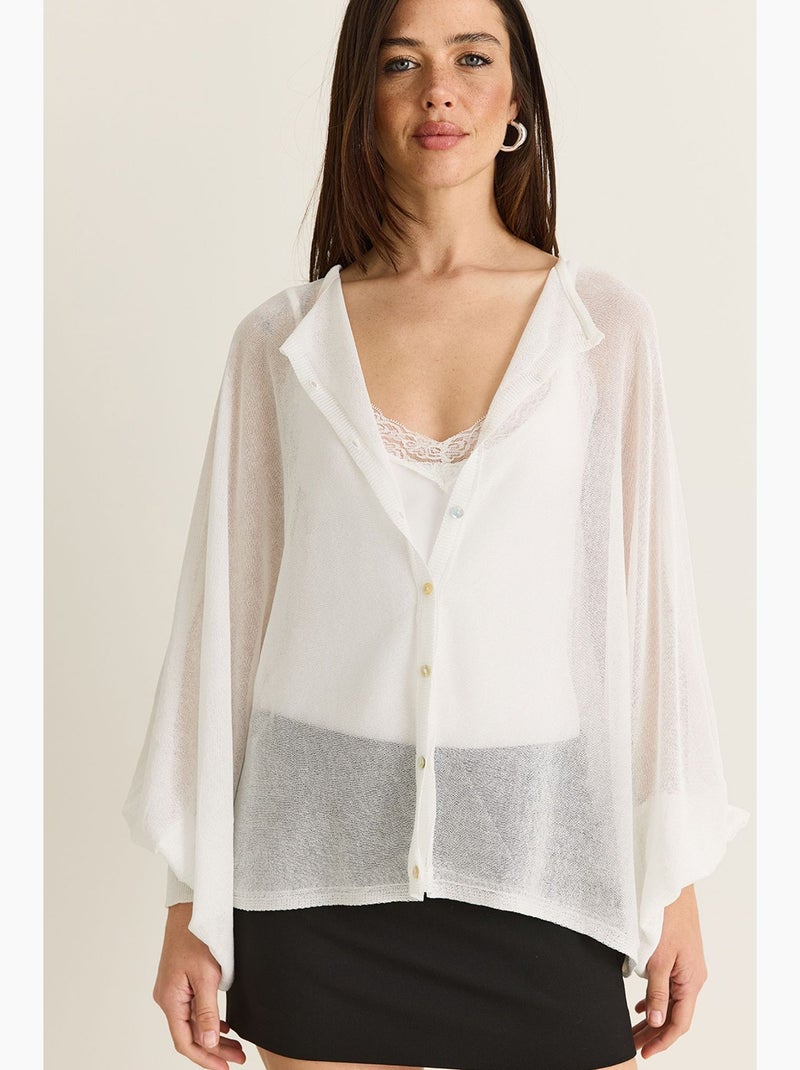 Damesblouse lucci Wit - Kiabi