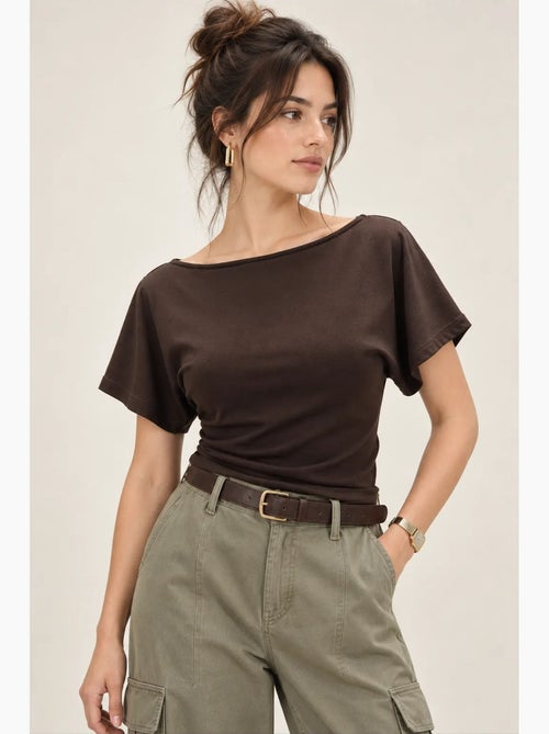 Damesblouse mixray - Kiabi