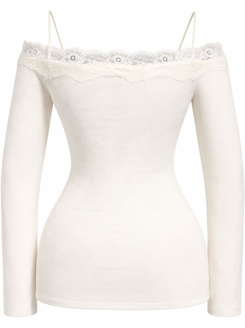 Damesblouse mixray Gebroken wit - Kiabi