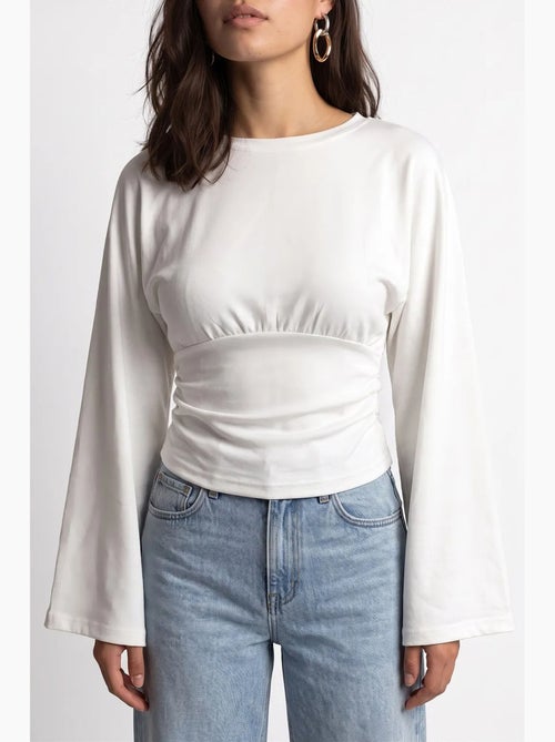 Damesblouse mixray - Kiabi