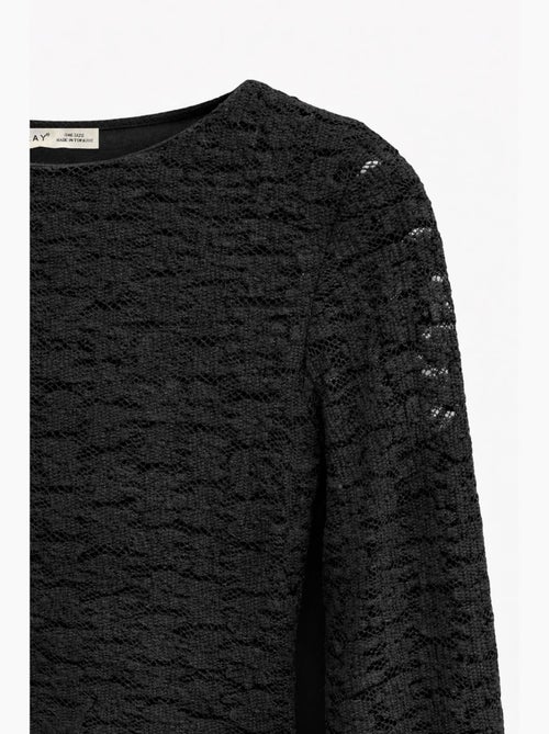 Damesblouse mixray - Kiabi
