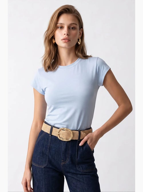 Damesblouse mixray - Kiabi