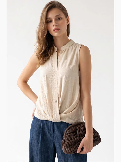 Damesblouse mixray - Kiabi
