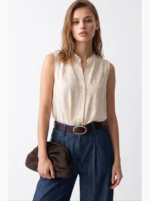 Damesblouse mixray - Kiabi