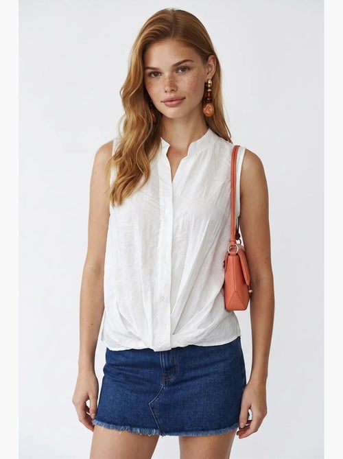Damesblouse mixray - Kiabi