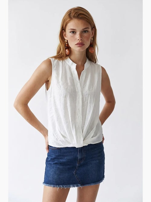 Damesblouse mixray - Kiabi