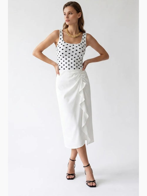 Damesblouse mixray - Kiabi