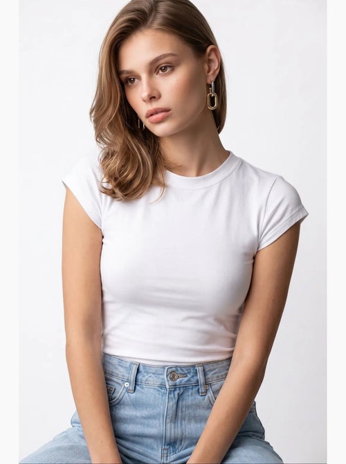 Damesblouse mixray - Kiabi