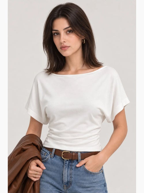Damesblouse mixray - Kiabi