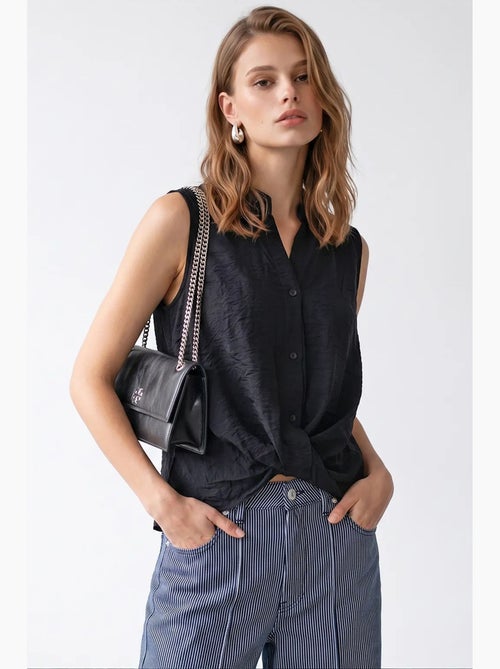 Damesblouse mixray - Kiabi