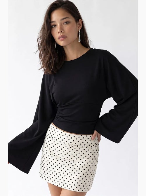 Damesblouse mixray - Kiabi