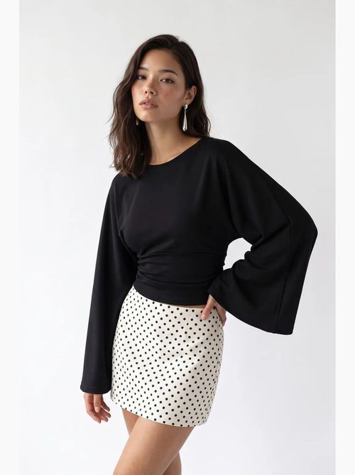Damesblouse mixray - Kiabi