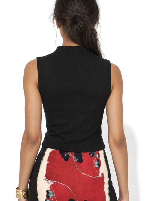 Damesblouse van modal en katoen busem - Kiabi