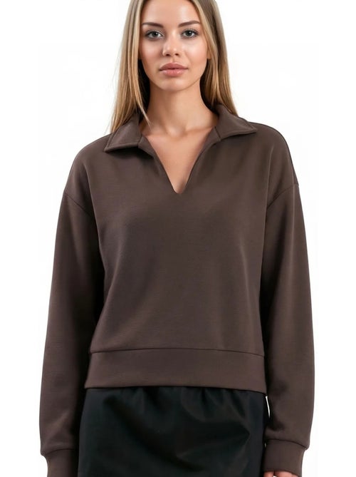 Damesblouse van modalmix busem - Kiabi