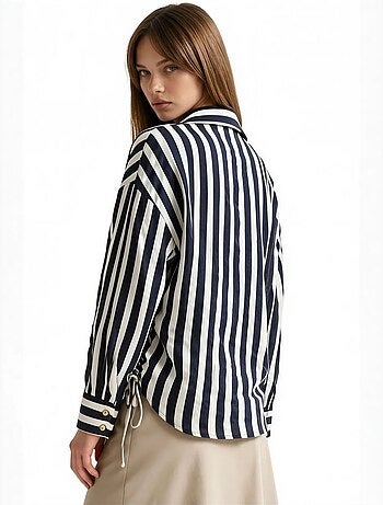 Damesblouse van viscose en nylon busem