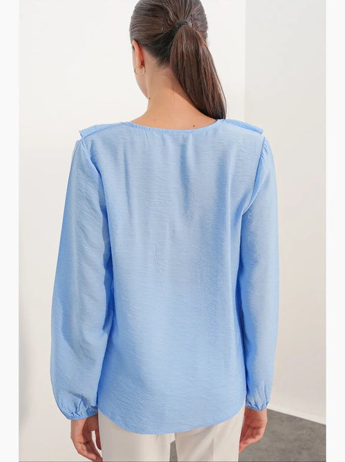 Damesblouse van viscosemix bdart - Kiabi
