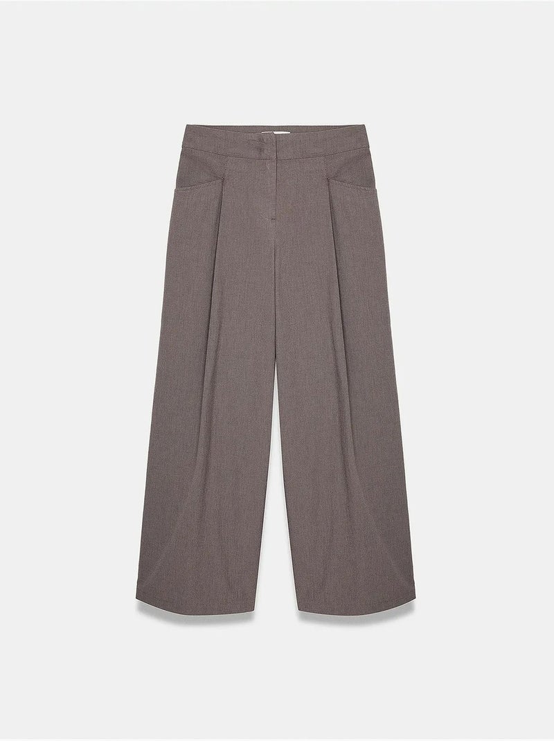 Damesbroek dilvin Taupe - Kiabi
