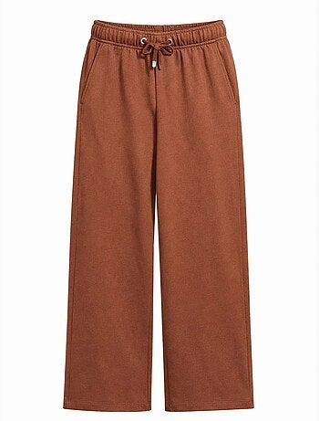 Damesbroek met elastische taille en wijde pijp mixray