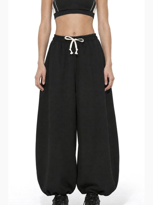 Damesbroek met elastische taille jogger busem - Kiabi Damesbroek met elastische taille jogger busem - Kiabi