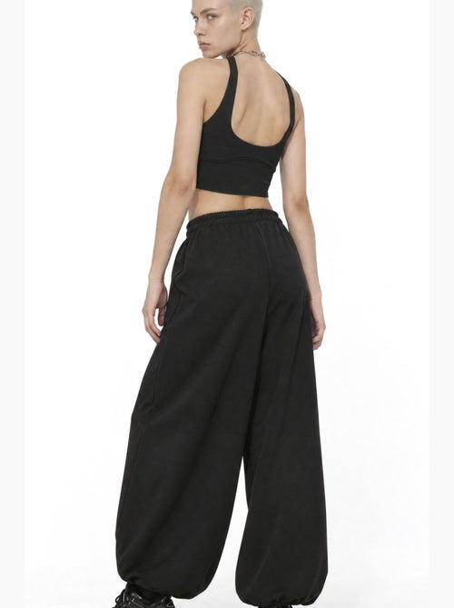 Damesbroek met elastische taille jogger busem - Kiabi Damesbroek met elastische taille jogger busem - Kiabi