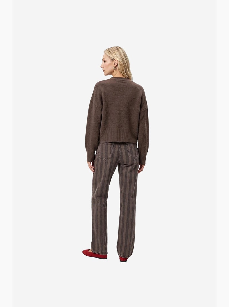 Damesjeans dilvin Bruin - Kiabi
