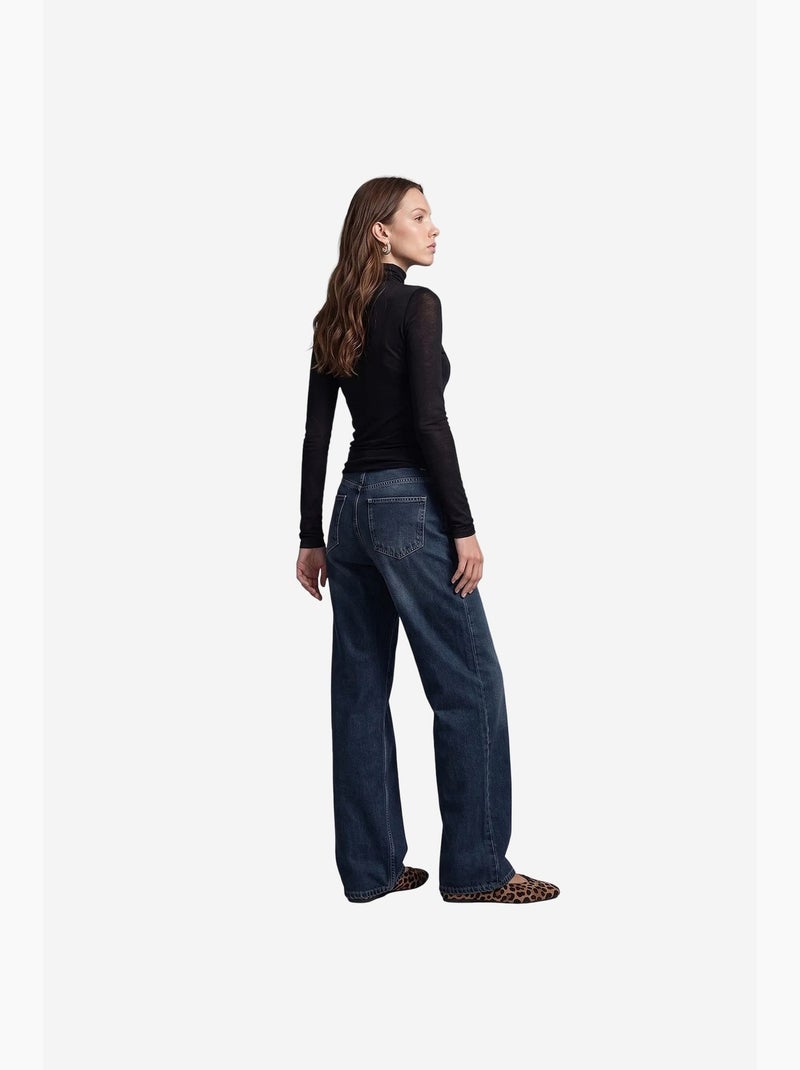 Damesjeans dilvin Ultramarijnblauw - Kiabi
