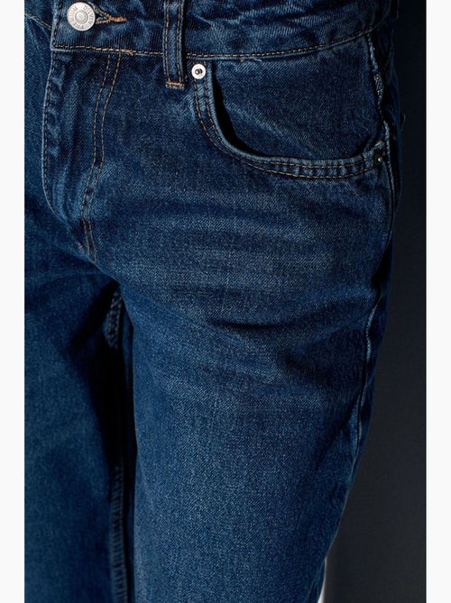 Damesjeans met lage taille en wijde pijp dilvin - Kiabi Damesjeans met lage taille en wijde pijp dilvin - Kiabi
