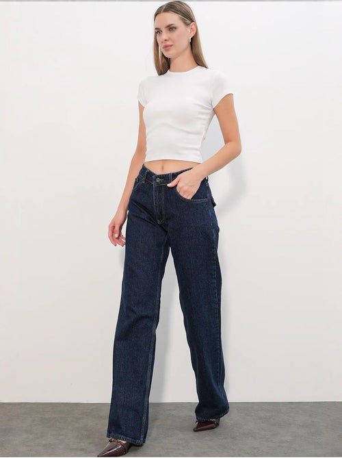 Damesjeans van katoen bdart - Kiabi Damesjeans van katoen bdart - Kiabi