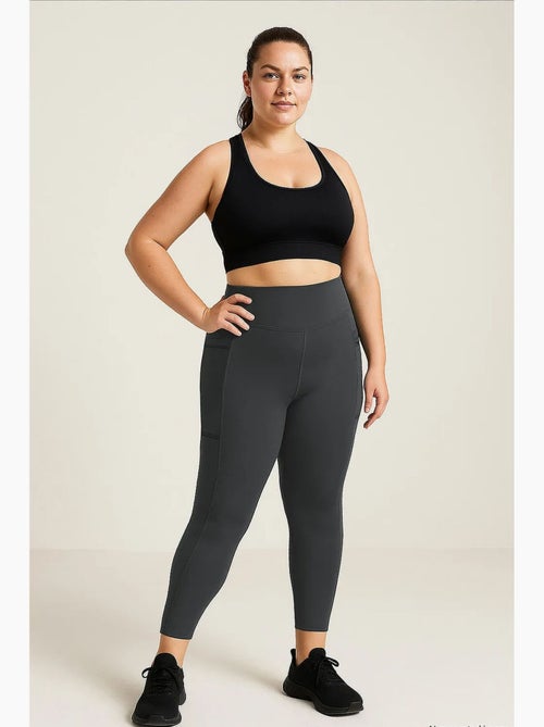 Dameslegging met hoge taille en zak tommy - Kiabi Dameslegging met hoge taille en zak tommy - Kiabi