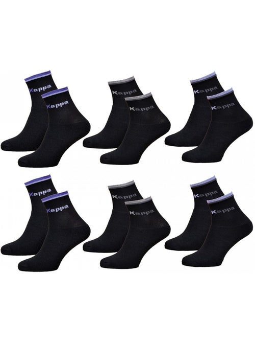 Damesokken KAPPA Tennis Set van 6 Paar - Kiabi Damesokken KAPPA Tennis Set van 6 Paar - Kiabi