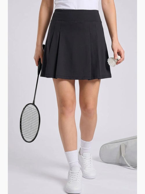 Damesrok met hoge taille en plooien tommy - Kiabi