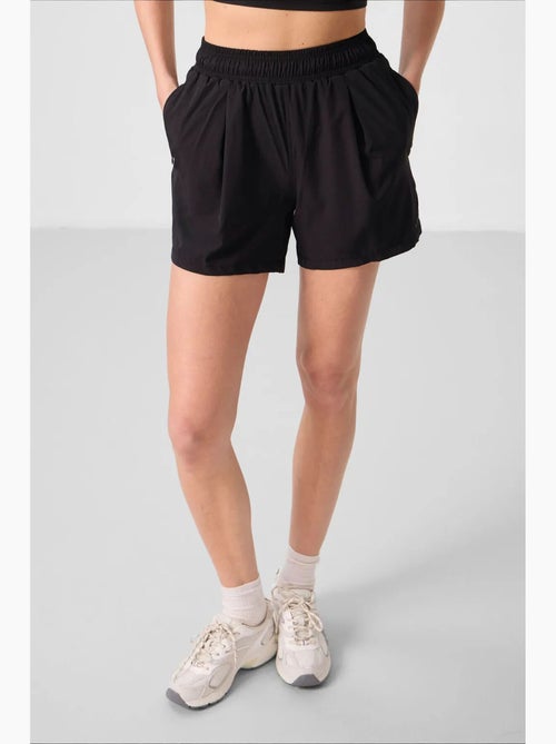 Damesshort met hoge taille tommy - Kiabi