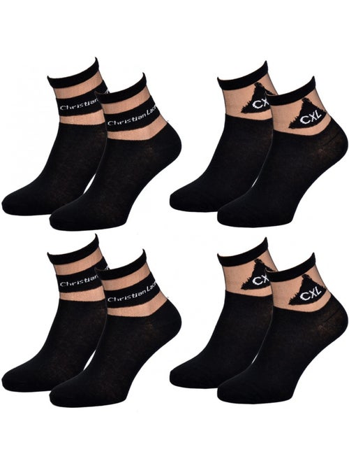 Damessokken CXL By LACROIX Kwaliteit en Comfort - Set van 4 - Kiabi Damessokken CXL By LACROIX Kwaliteit en Comfort - Set van 4 - Kiabi