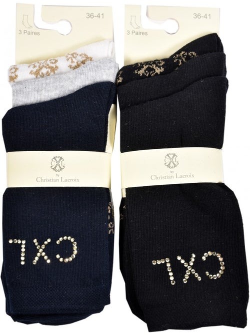 Damessokken CXL By LACROIX Kwaliteit en Comfort - Set van 6 - Kiabi Damessokken CXL By LACROIX Kwaliteit en Comfort - Set van 6 - Kiabi