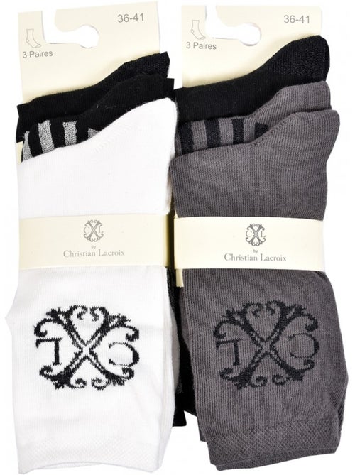 Damessokken CXL By LACROIX Kwaliteit en Comfort - Set van 6 - Kiabi Damessokken CXL By LACROIX Kwaliteit en Comfort - Set van 6 - Kiabi