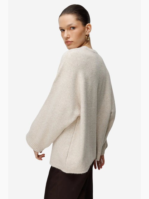 Damestrui oversized met ronde hals mixray - Kiabi