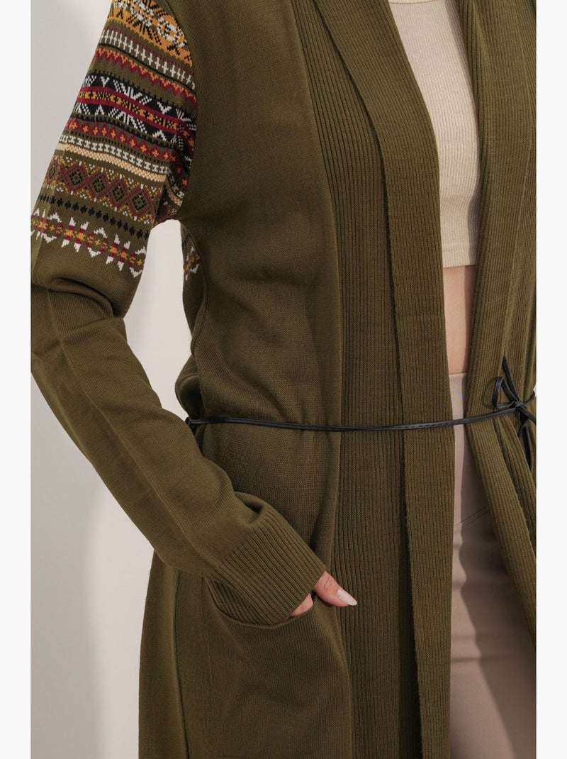 Damesvest bdart Kaki - Kiabi