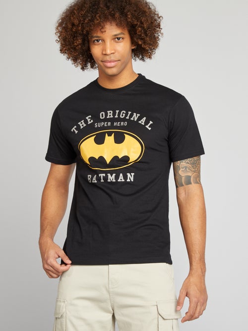 DC Comics-T-shirt met Batman-print en korte mouw - Kiabi