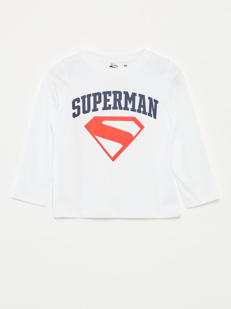 DC Comics-T-shirt met Superman-print Wit - Kiabi