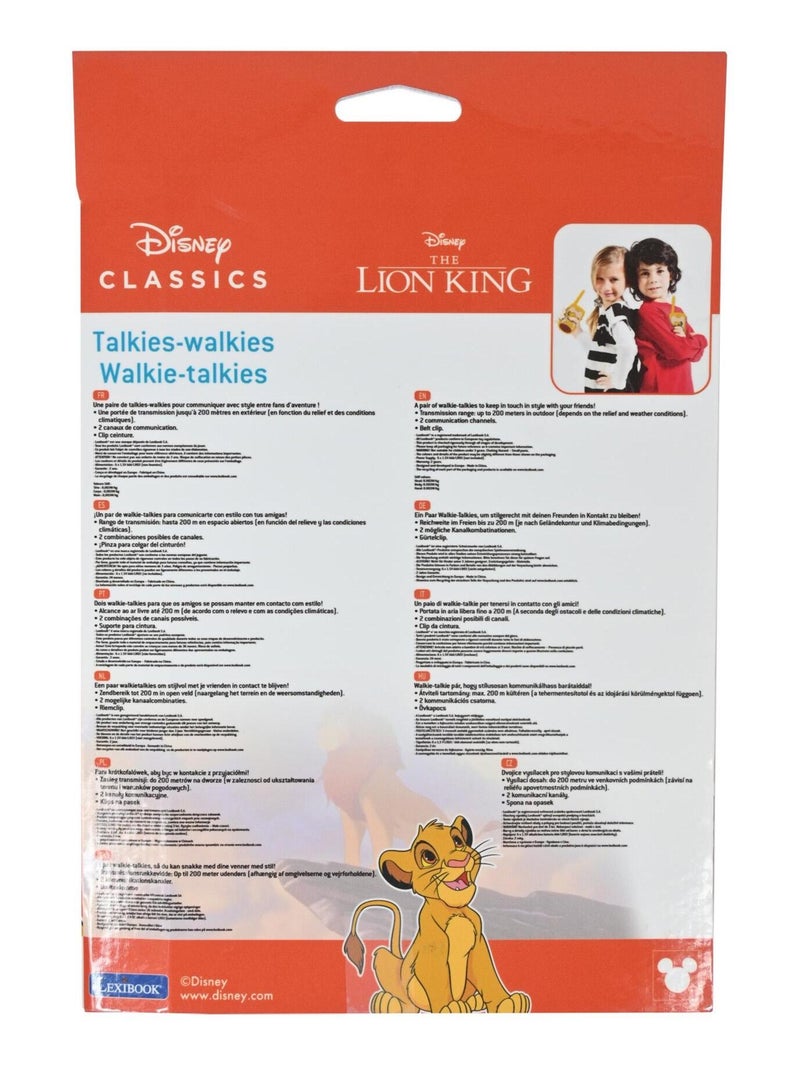 De lion king walkie-talkies tot 120m N.v.t. - Kiabi