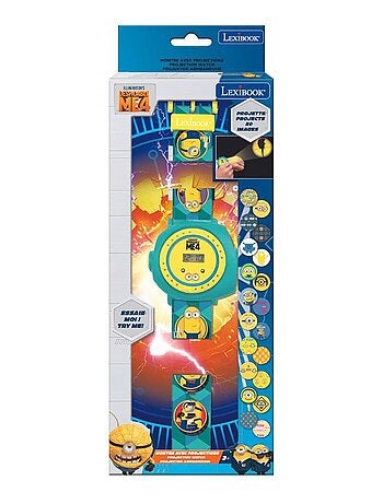 De minions digitaal projectiehorloge met 20 beelden om te projecteren