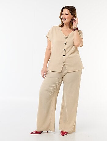 Débardeur à boutons dorés