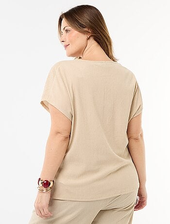 Débardeur à boutons dorés