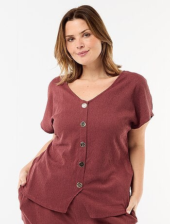 Débardeur à boutons dorés