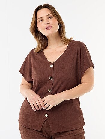 Débardeur à boutons dorés