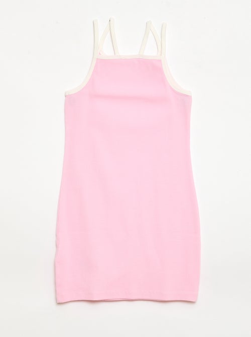 Débardeur à fines bretelles et animation poitrine - Kiabi