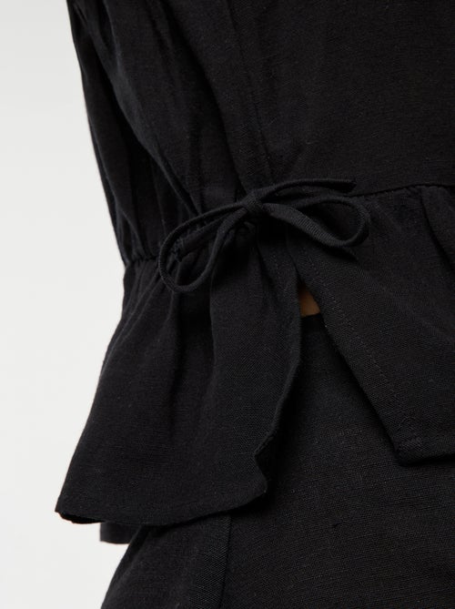 Débardeur à fines bretelles et motif - Kiabi